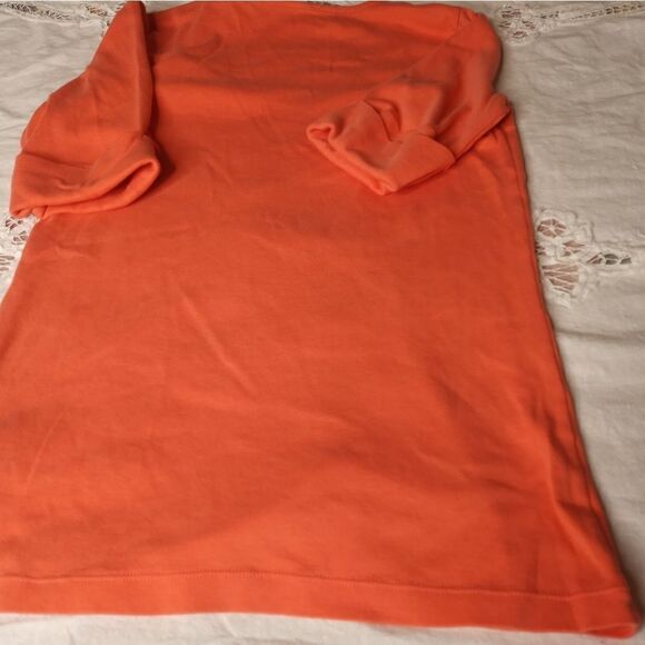 Lauren by Ralph Lauren Orange Blouse Medium Women's V-neck 3/4 Sleeve - Picture 7 of 7